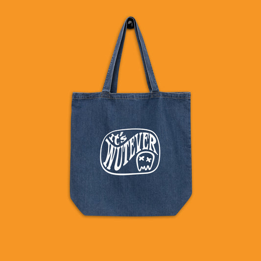 ITS WUTEVER_Organic Denim Tote Bag