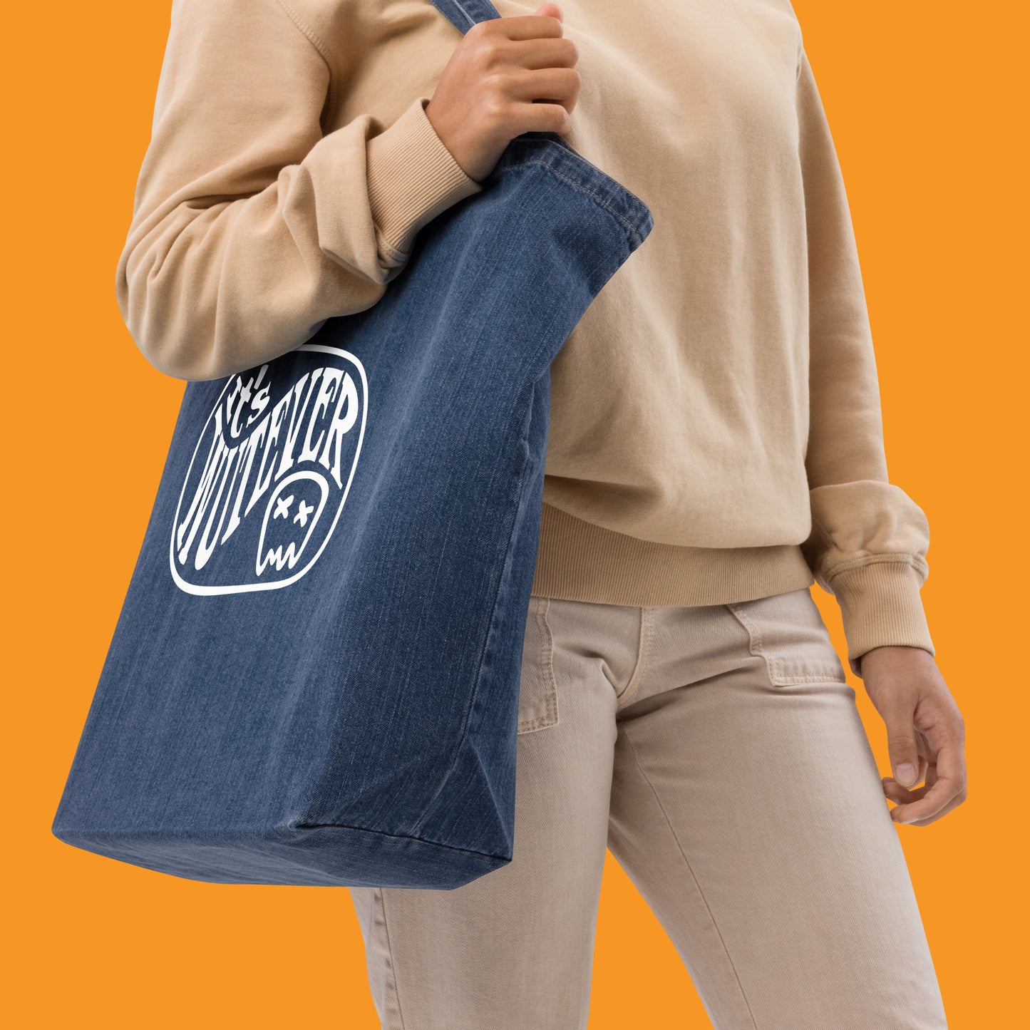 ITS WUTEVER_Organic Denim Tote Bag