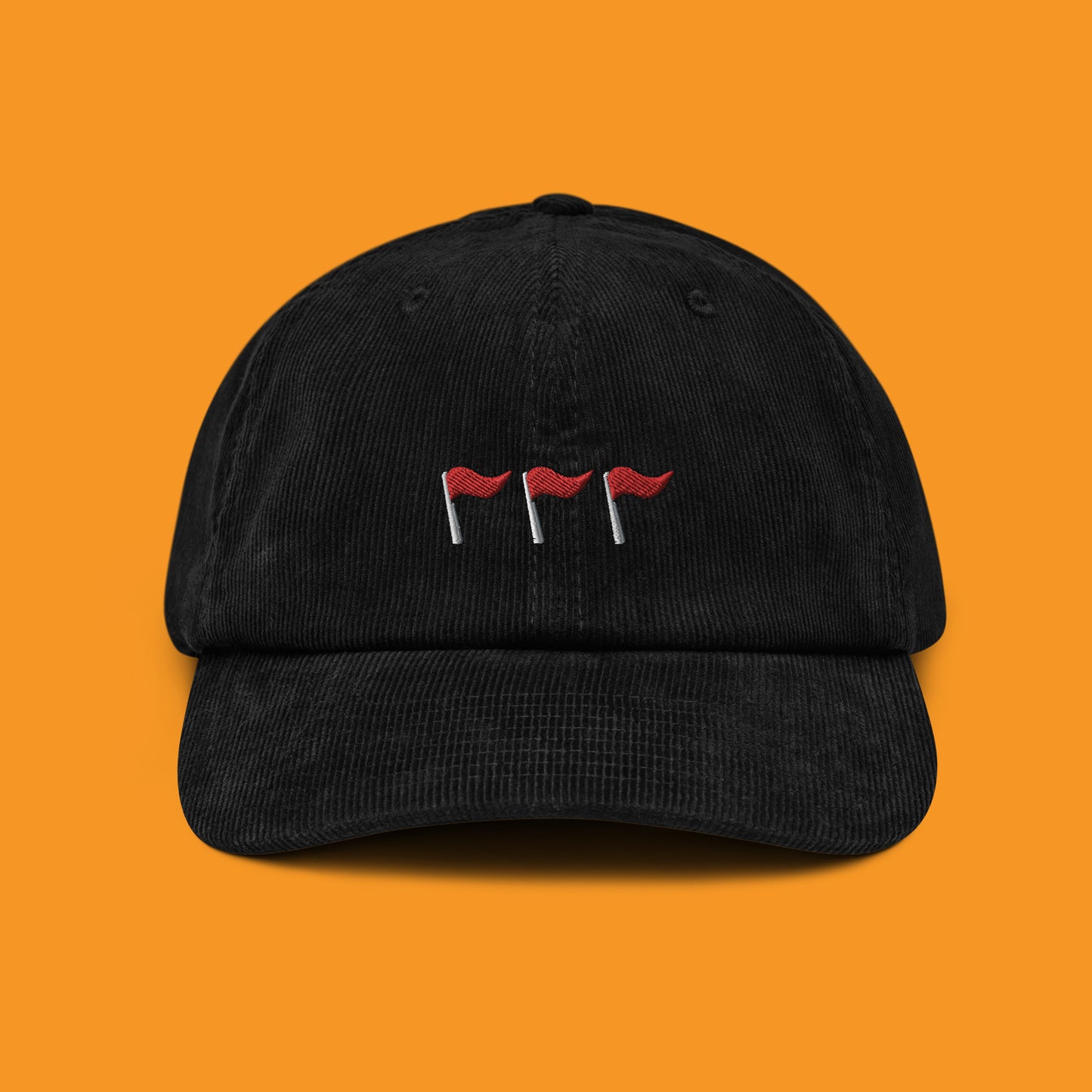 RED FLAGS_Corduroy Hat