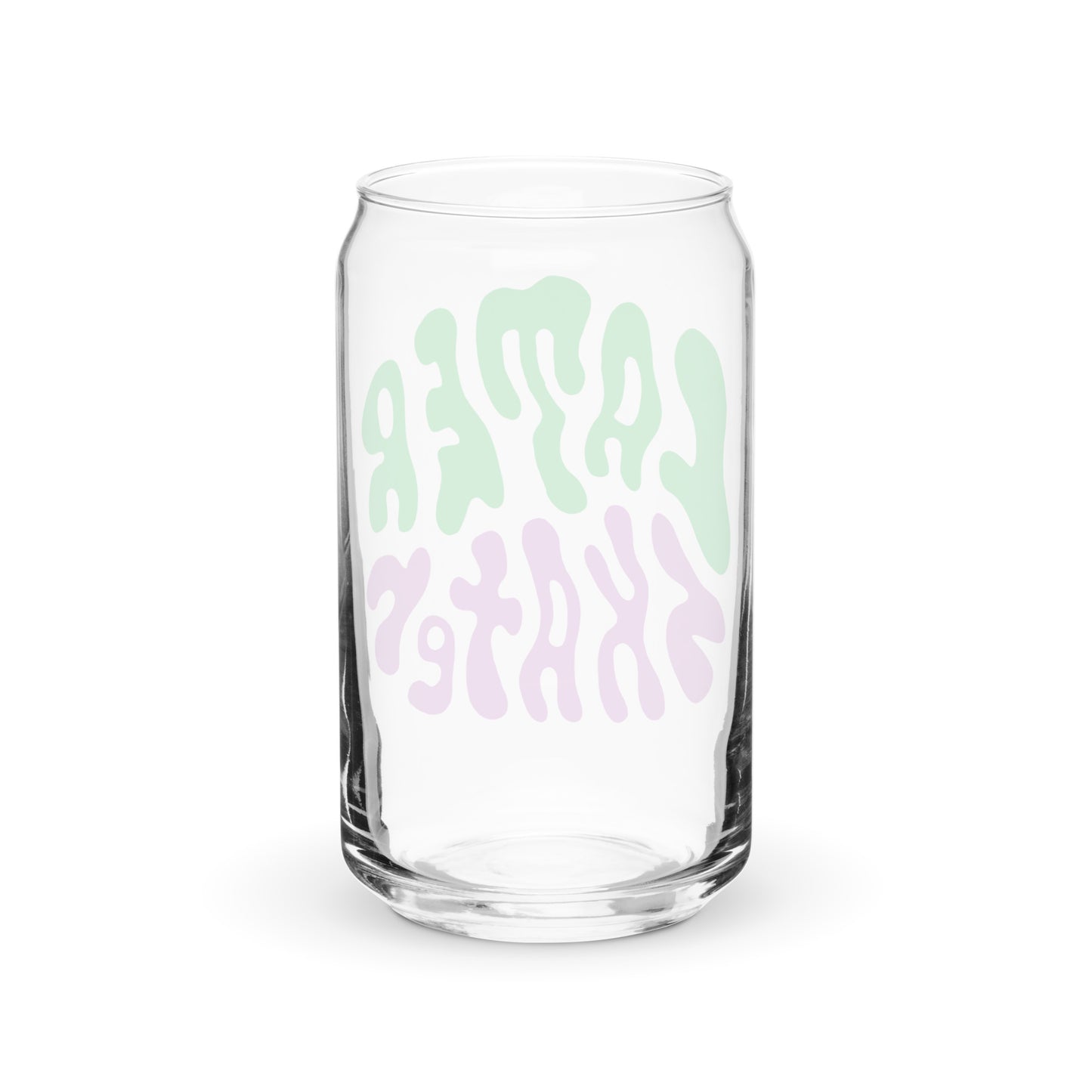 LATER SKATER_Beer Can Glass