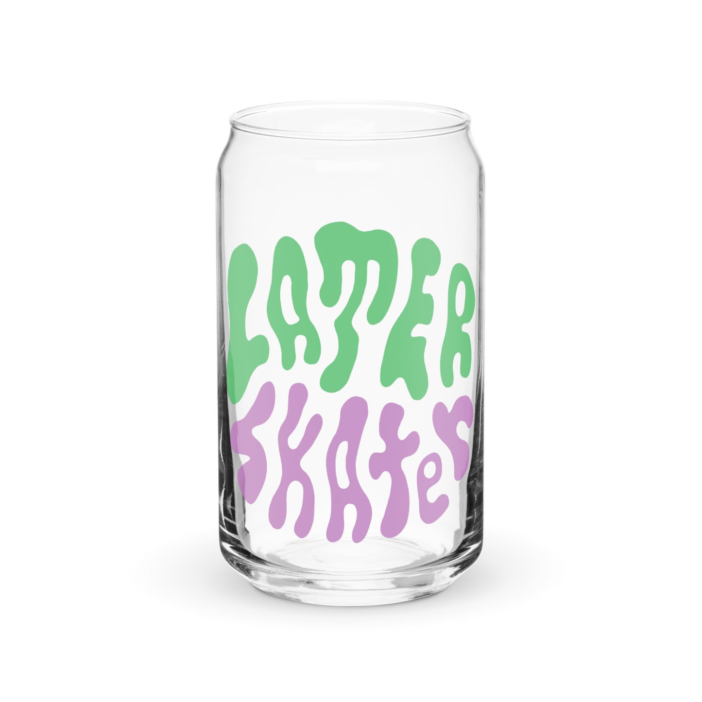 LATER SKATER_Beer Can Glass